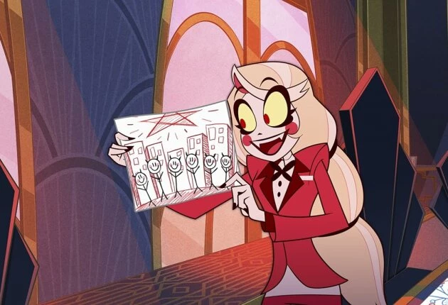 Кадр из 1 сезона мультсериала Отель Хазбин